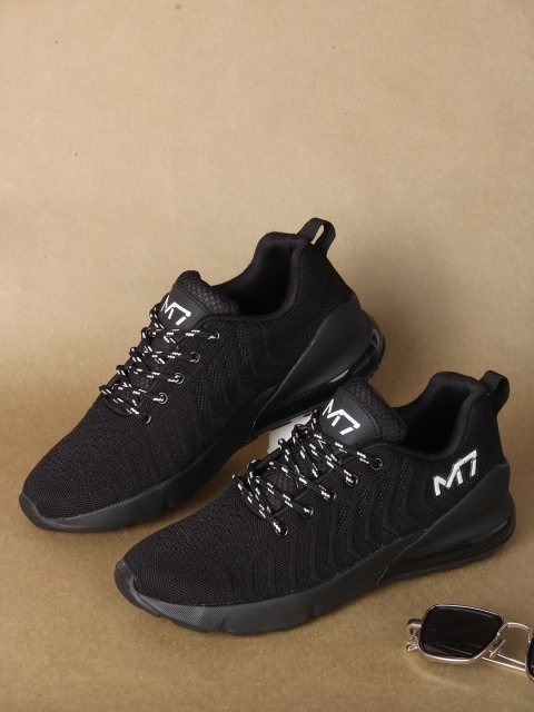 

M7 by Metronaut Men Black Textured Sneakers