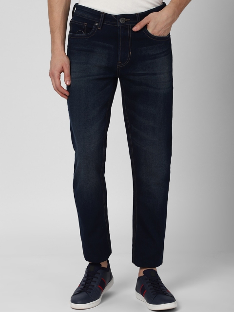

Peter England Casuals Men Navy Blue Light Fade Jeans