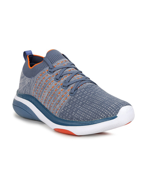 

Campus Men Blue Woven Design Mesh High Cushioning Running Sports Shoes