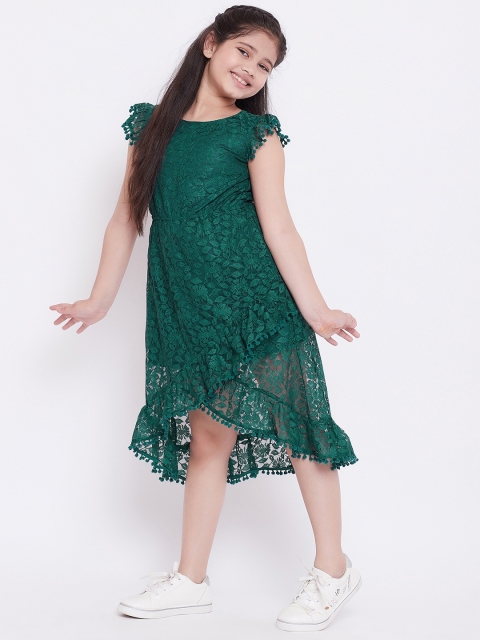

Stylo Bug Green Lace A-Line Midi Dress