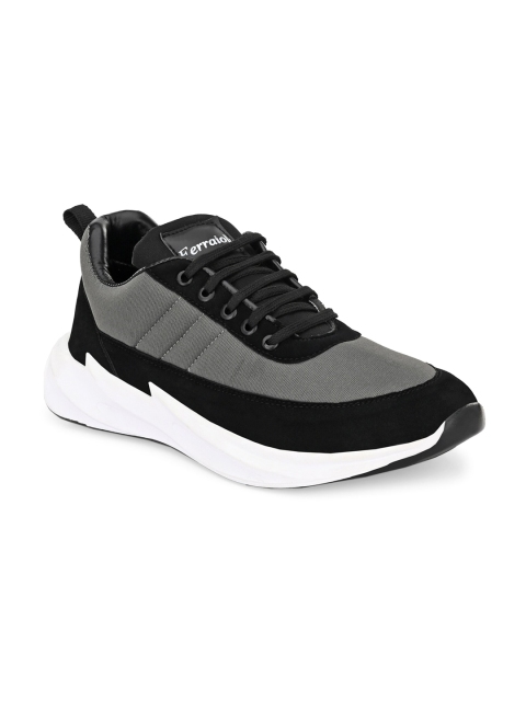 

Ferraiolo Men Blue Colourblocked Nubuck Sneakers