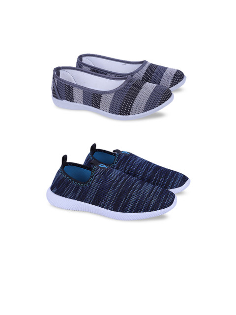 

FABBMATE Women Multicoloured Woven Design Slip-On Sneakers, Multi