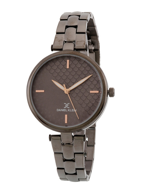 

Daniel Klein Women Grey Dial & Grey Bracelet Style Straps Analogue Watch DK 1 12556-6-New