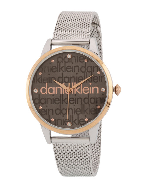 

Daniel Klein Women Green Dial & Silver Bracelet Style Straps Analogue Watch DK.1.12561-5, Olive