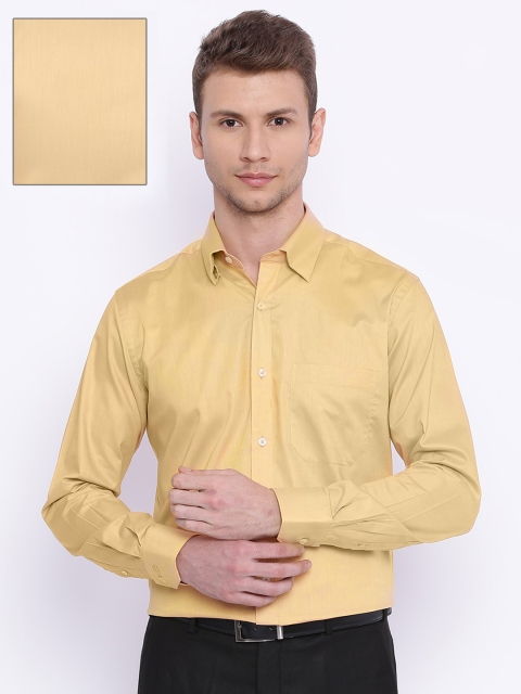 

Raymond Men Mustard Yellow Contemporary Regular Fit Formal Shirt
