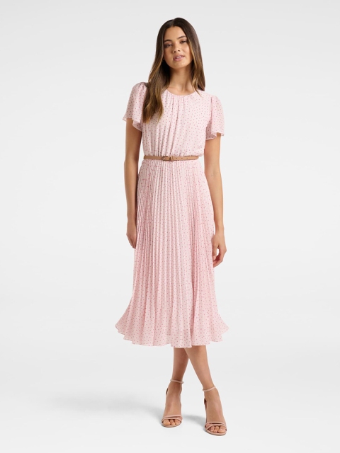 

Forever New Pink Midi Dress