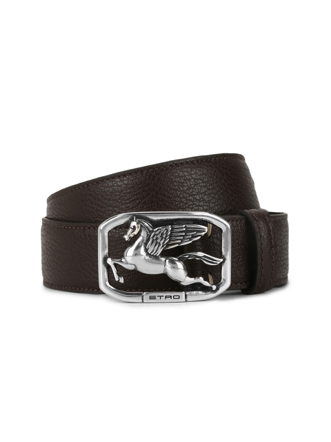 

ETRO Men Brown Leather Belt