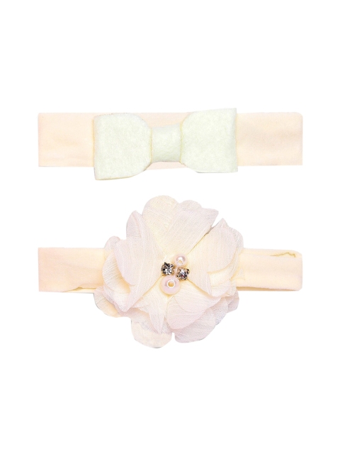 

Babymoon Set of 3 Peach Coloured Headbands