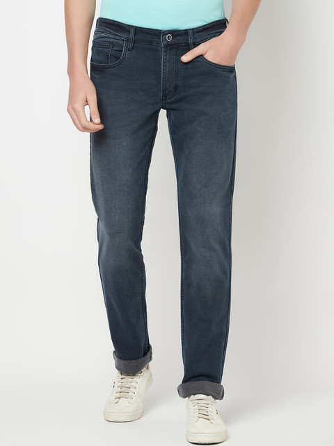

Octave Men Navy Blue Stretchable Jeans