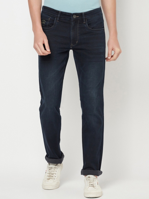 

Octave Men Navy Blue Light Fade Cotton Jeans