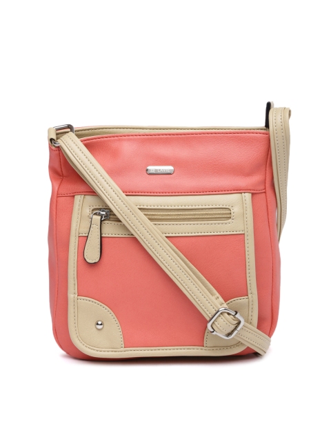 Lavie Coral Pink Sling Bag available at myntra for Rs.798