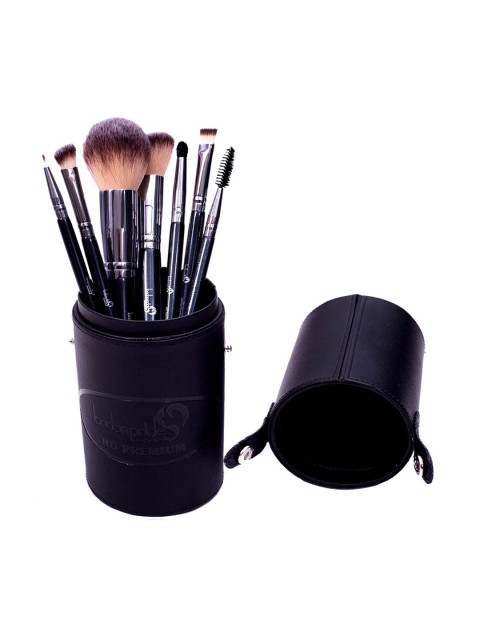 

london pride cosmetics Set of 7 HD Premium Brushes, Black
