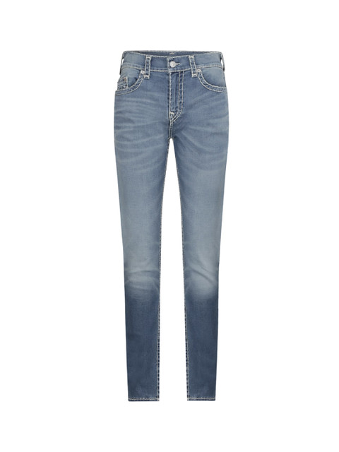 

True Religion Men Blue Pure Cotton Slim Fit Jeans
