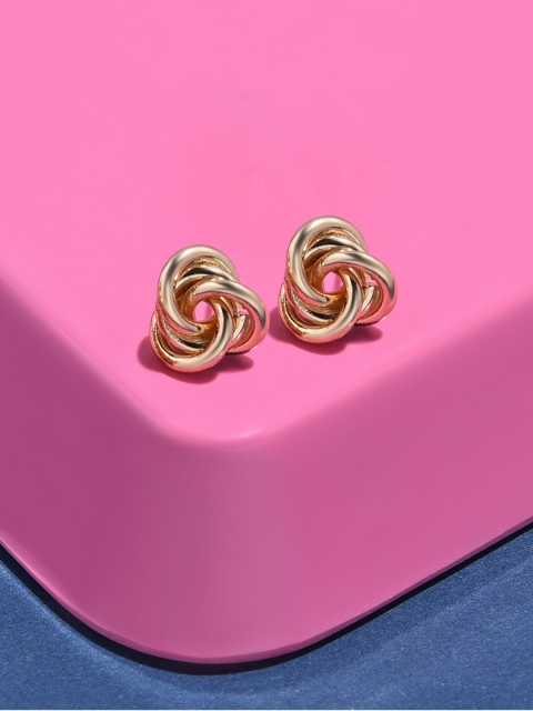 

Accessorize Women Gold Knot Stud Earring