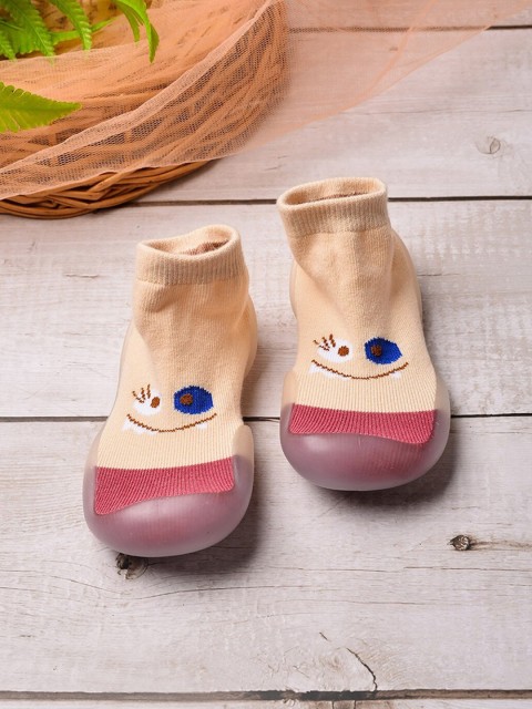 

POPLINS Kids Pink Patterned Cotton Socks