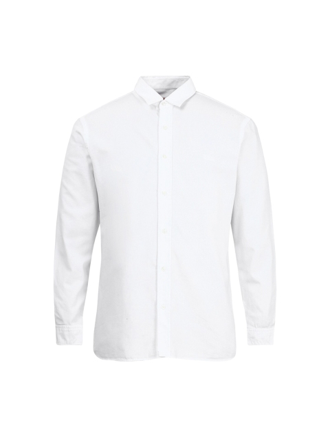 

HUGO Men White Solid Cotton Regular Fit Formal Shirt