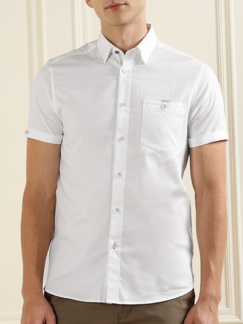 

Ted Baker Men White Slim Fit Pure Cotton Regular Fit Casual Shirt
