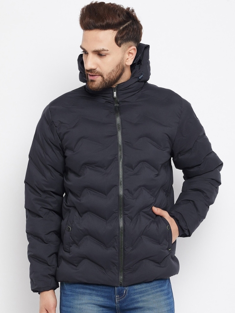 

Okane Men Navy Blue Lightweight Puffer Jacket