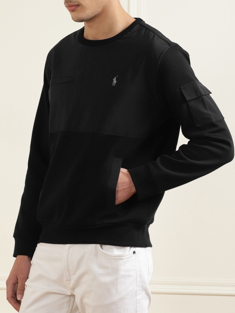 

Polo Ralph Lauren Men Black Cotton Sweatshirt