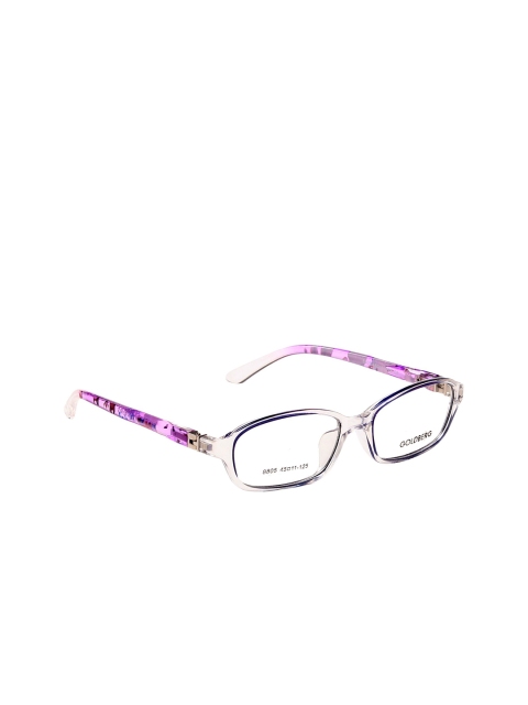 

Gold Berg Unisex White & Purple Full Rim Wayfarer Frames