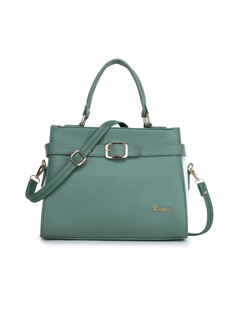 

Exotic Green PU Structured Handheld Bag