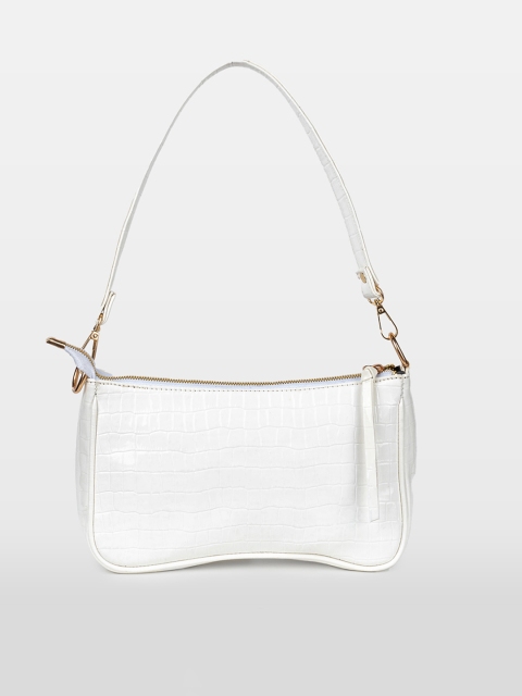 

Mesmerize Pristine White Baguette Bag Pro