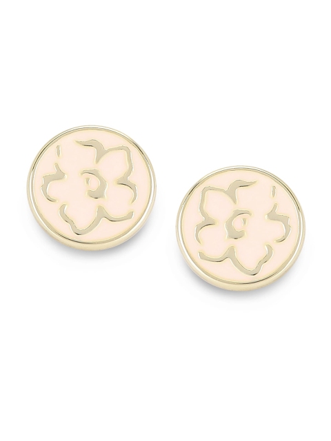 

Ted Baker Pink Rose Gold-Plated Circular Studs Earrings