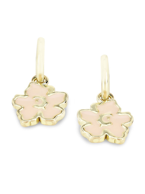 

Ted Baker Rose Gold-Plated Pink Contemporary Drop Earrings