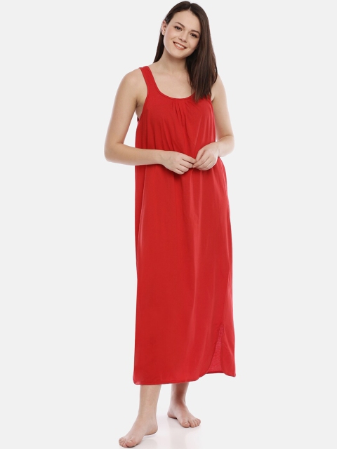 

GOLDSTROMS Women Red Solid Cotton Camisoles