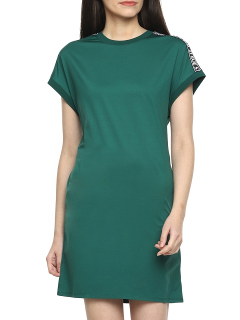 

Karl Lagerfeld Women Green T-shirt Cotton Dress