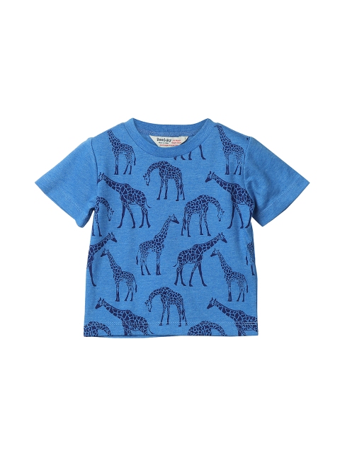 

Beebay Boys Blue Printed Round Neck T-shirt