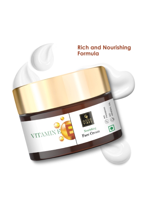 

Good Vibes Vitamin E Nourishing Face Cream - 50 g, White