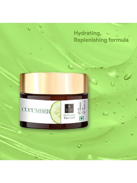 

Good Vibes Cucumber Moisturizing Face Gel - 50 g, White