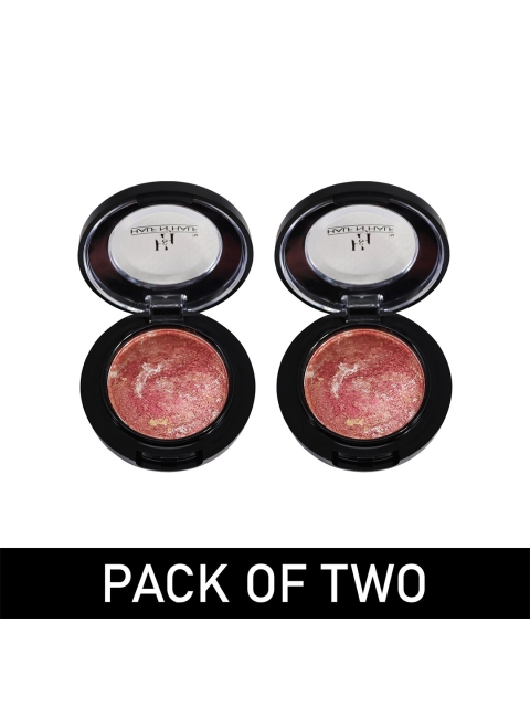 

Half N Half Set of 2 Baked Monochromatic Eyeshadow - 20, Pink