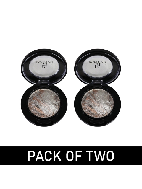 

Half N Half Set of 2 Baked Monochromatic Eyeshadow - 23, Silver