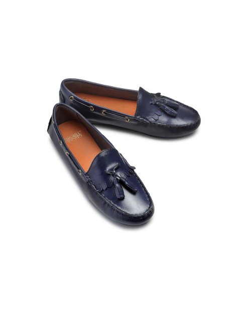 

Churchill & Company Women Navy Blue Solid Formal Loafers