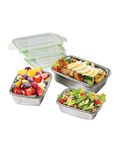 

Femora Transparent & Green Solid Airtight Lunch Box
