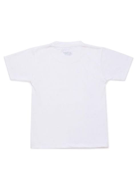 

KNITROOT Kids White Raw Edge T-shirt