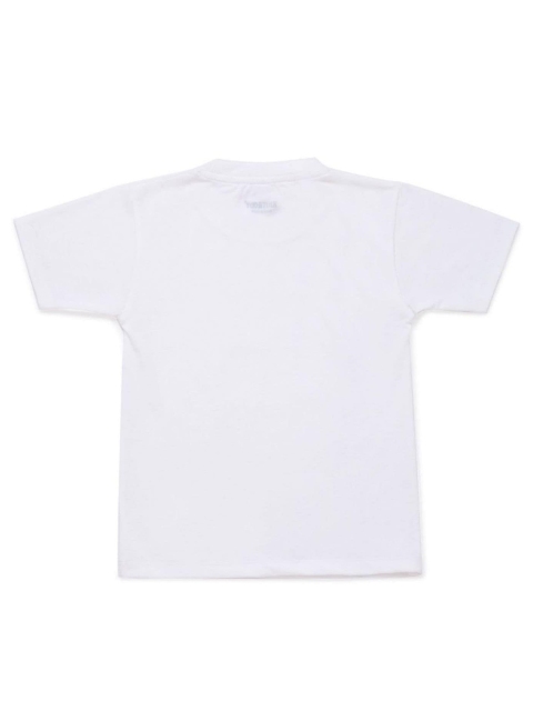

KNITROOT Kids White Raw Edge T-shirt