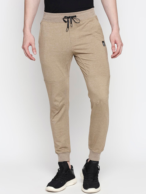 

SPYKAR Men Khaki Solid Slim Fit Joggers