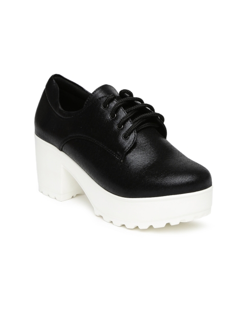 

Inc 5 Women Black Solid Heeled Boots