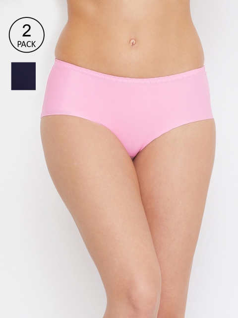 

SECRETS BY ZEROKAATA Women Pack Of 2 Assorted Mid-Rise Hipster Briefs