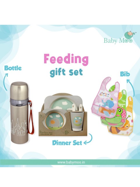

Baby Moo Kids Multicoloured Baby Apparel Gift Set, Multi