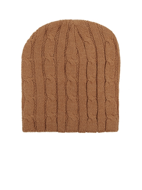

NOISE Women Brown Patterned Woollen Beanie