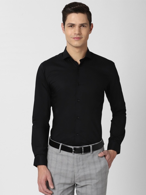 

Peter England Men Black Slim Fit Formal Shirt