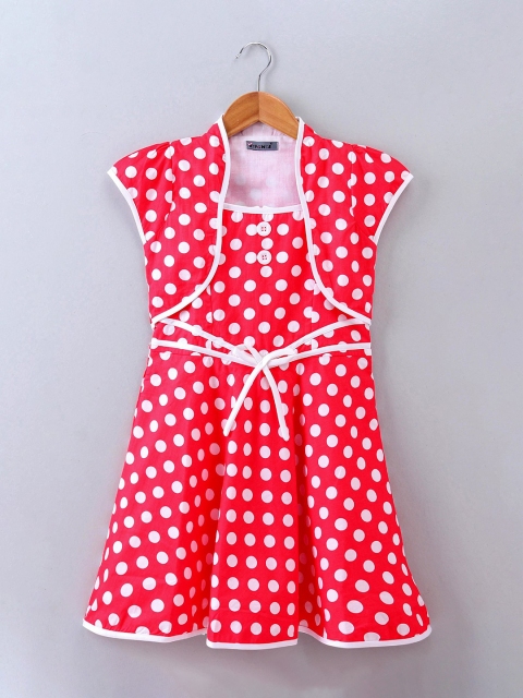 

Enfance Red A-Line Dress