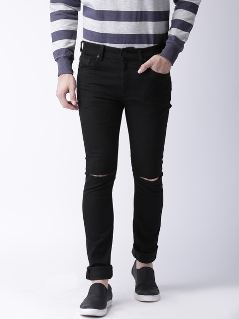 

Moda Rapido Men Black Skinny Fit Mid-Rise Clean Look Jeans