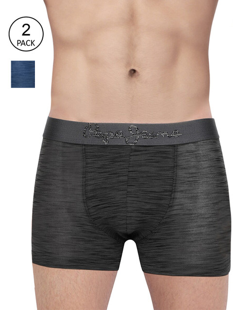 

Pepe Jeans Men Pack Of 2 Solid Trunks 8904311320708, Blue