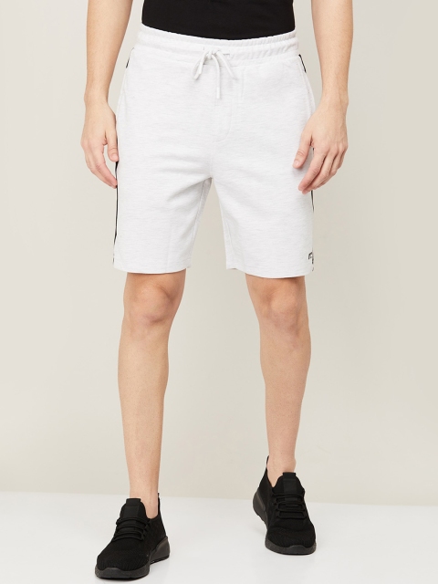 

Fame Forever by Lifestyle Men Grey Melange Cotton Sports Shorts