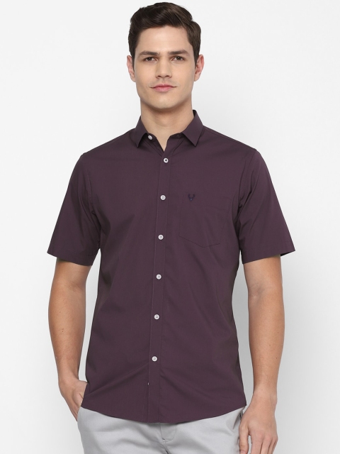 

Allen Solly Men Purple Slim Fit Casual Shirt